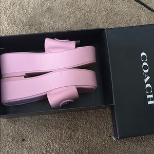 Coach Women's Pink Sandals